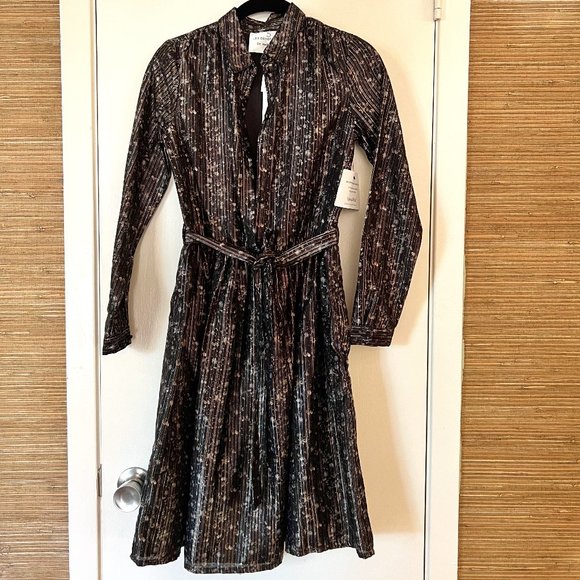 LES COYOTES DE PARIS Printed Knee-Length Dress size 12 - Picture 4 of 12